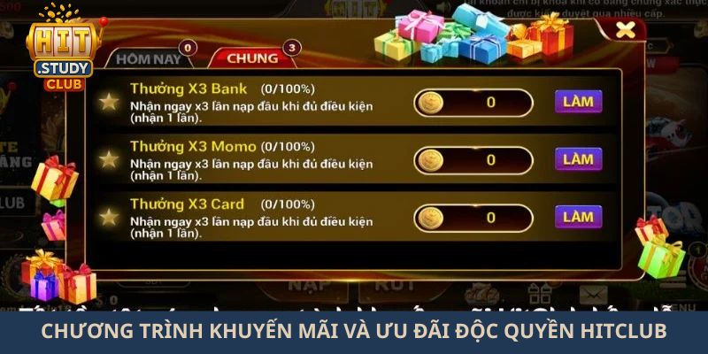 Điểm danh chương trình khuyến mãi và ưu đãi độc quyền Hitclub